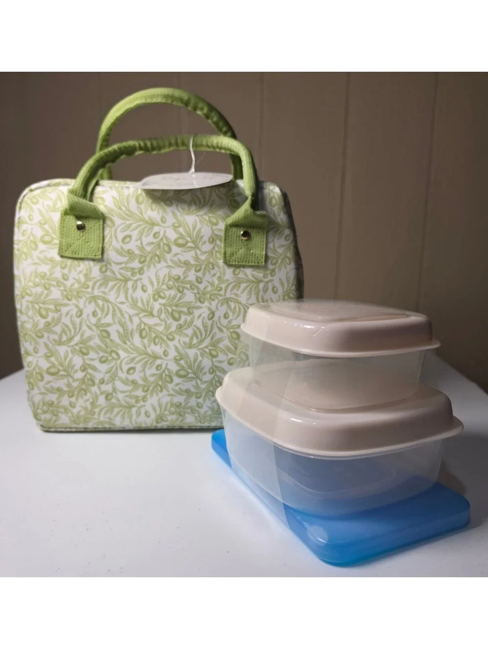 Sage & Ivy Insulated Lunch Tote with Reusable Containers and Ice Pack